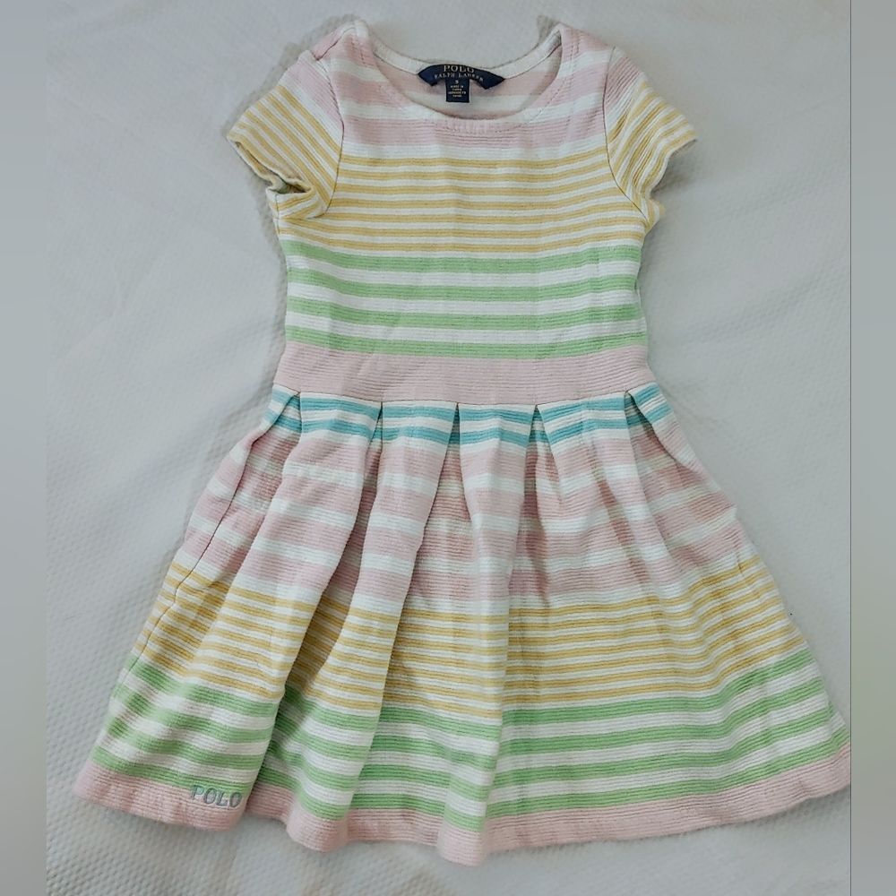 Polo Ralph Lauren Striped Ottoman Ribbed Dress - 5